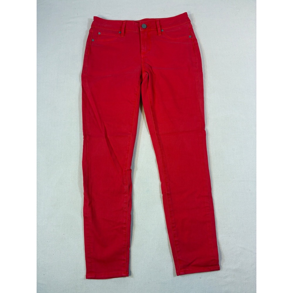 Articles of Society Carly Skinny Crop Jeans Tobago Red Womens Size 25‎